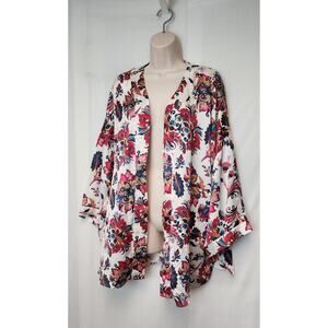 Cato Floral Multicolor Cardigan 22W/24W
